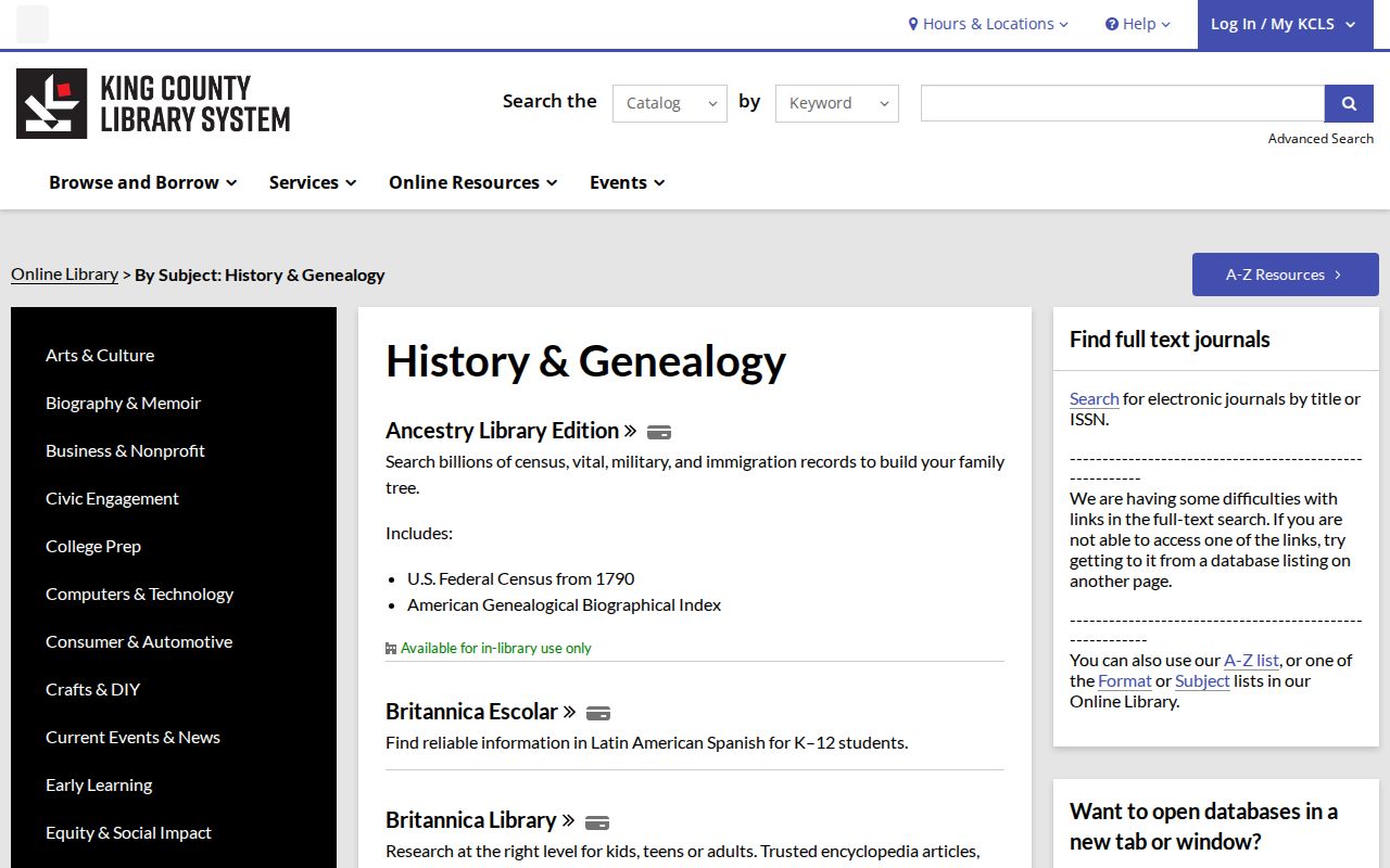 Redmond residents directory KCLS genealogy collections